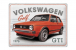 Blechschild "Volkswagen GTI" - 40 x 30cm